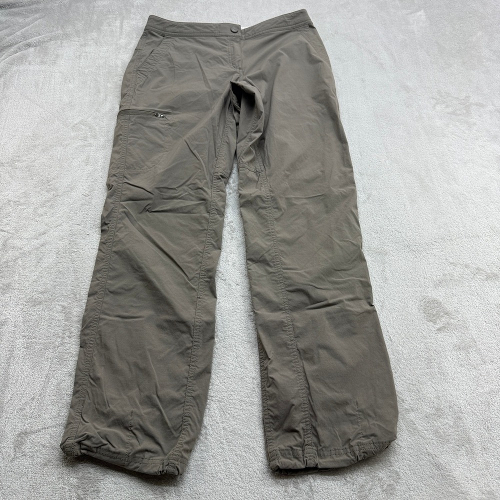 L.L. Bean Hiking Pants Women 6 Brown Straight Cargo Outdoor Activewear Gorpcore